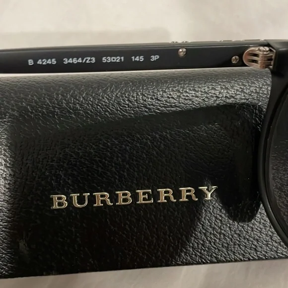 Burberry Polar Grey Mirror Silver round sunglasses for Men